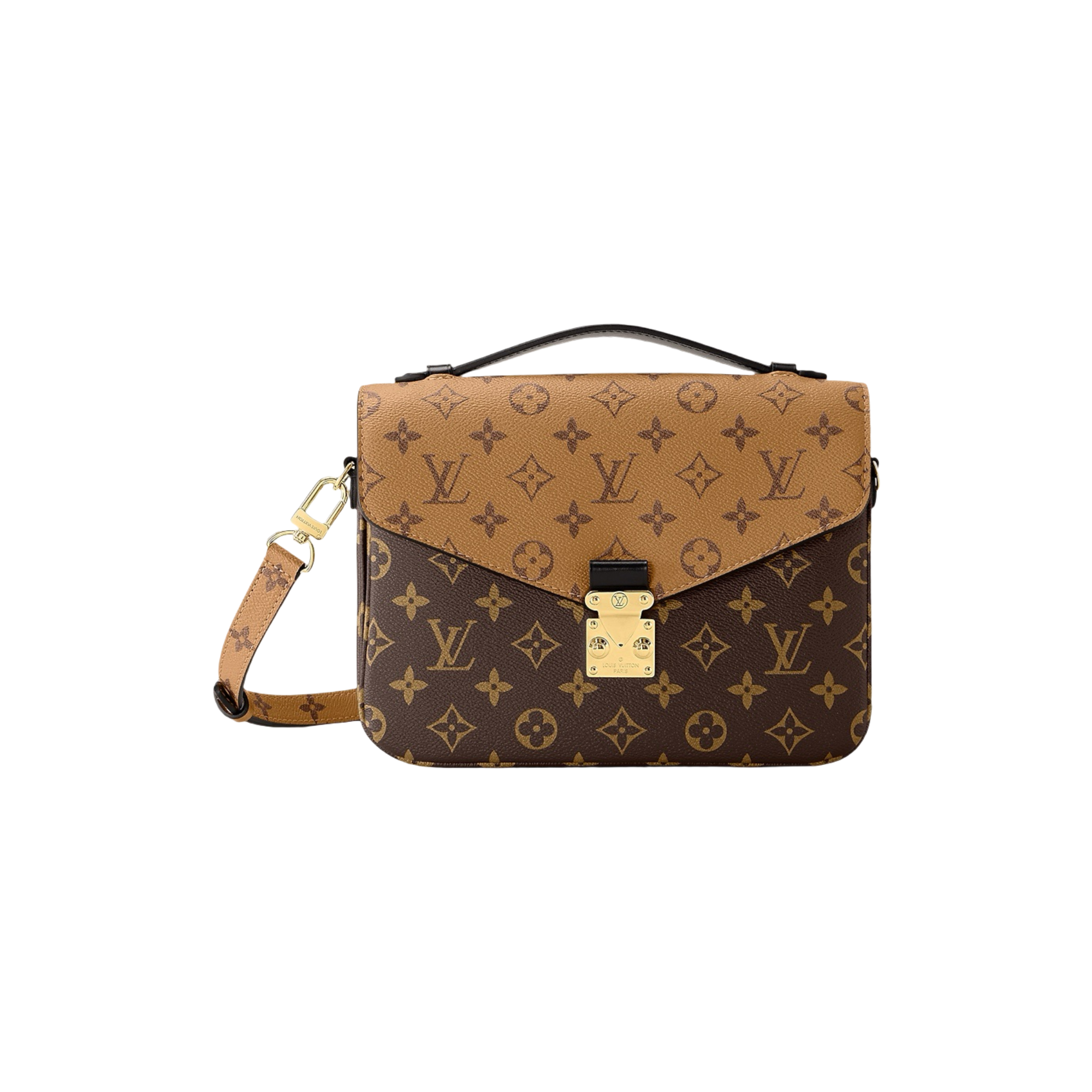 Louis Vuitton Pochette Métis Monogram Reverse Çantë Dore
