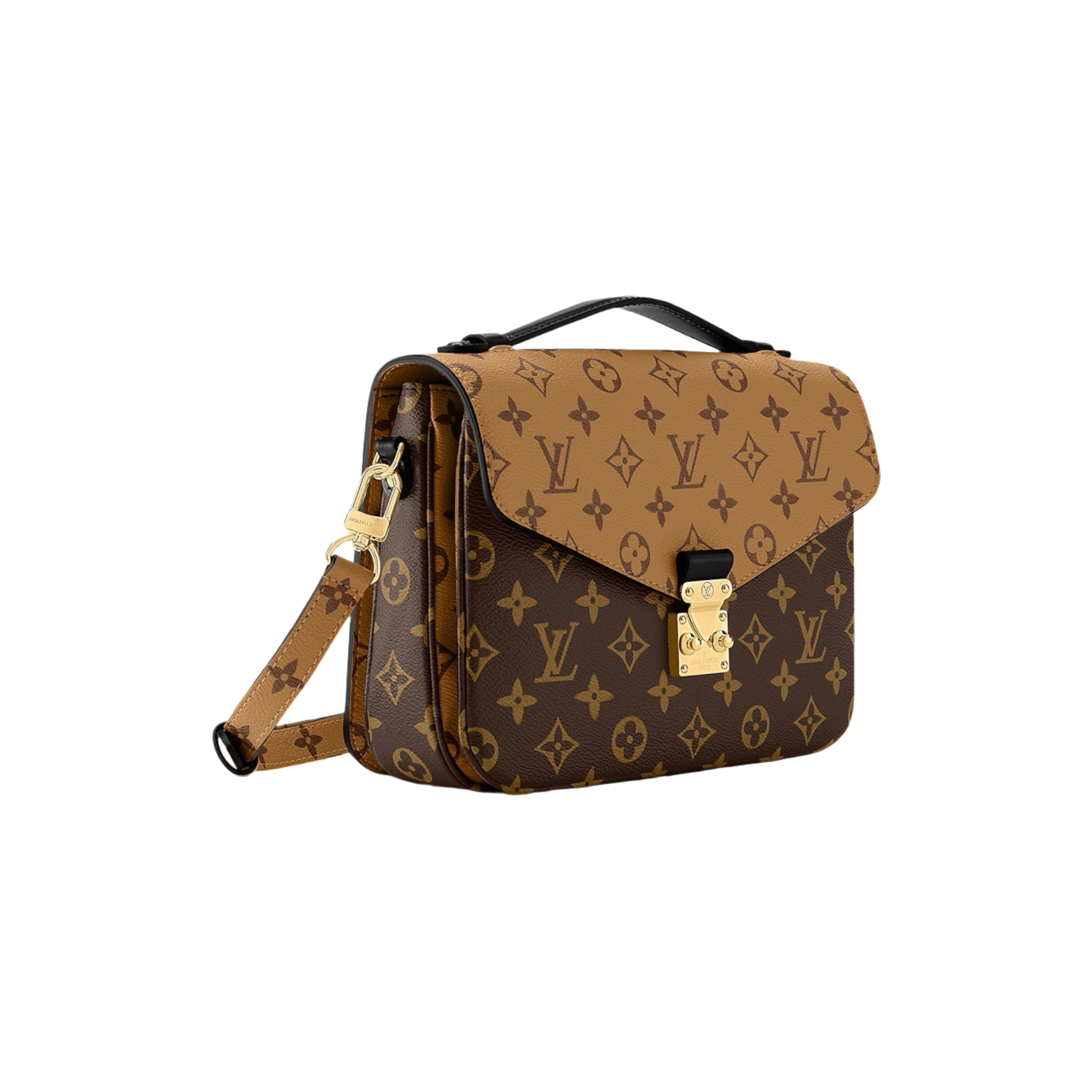 Louis Vuitton Pochette Métis Monogram Reverse Çantë Dore