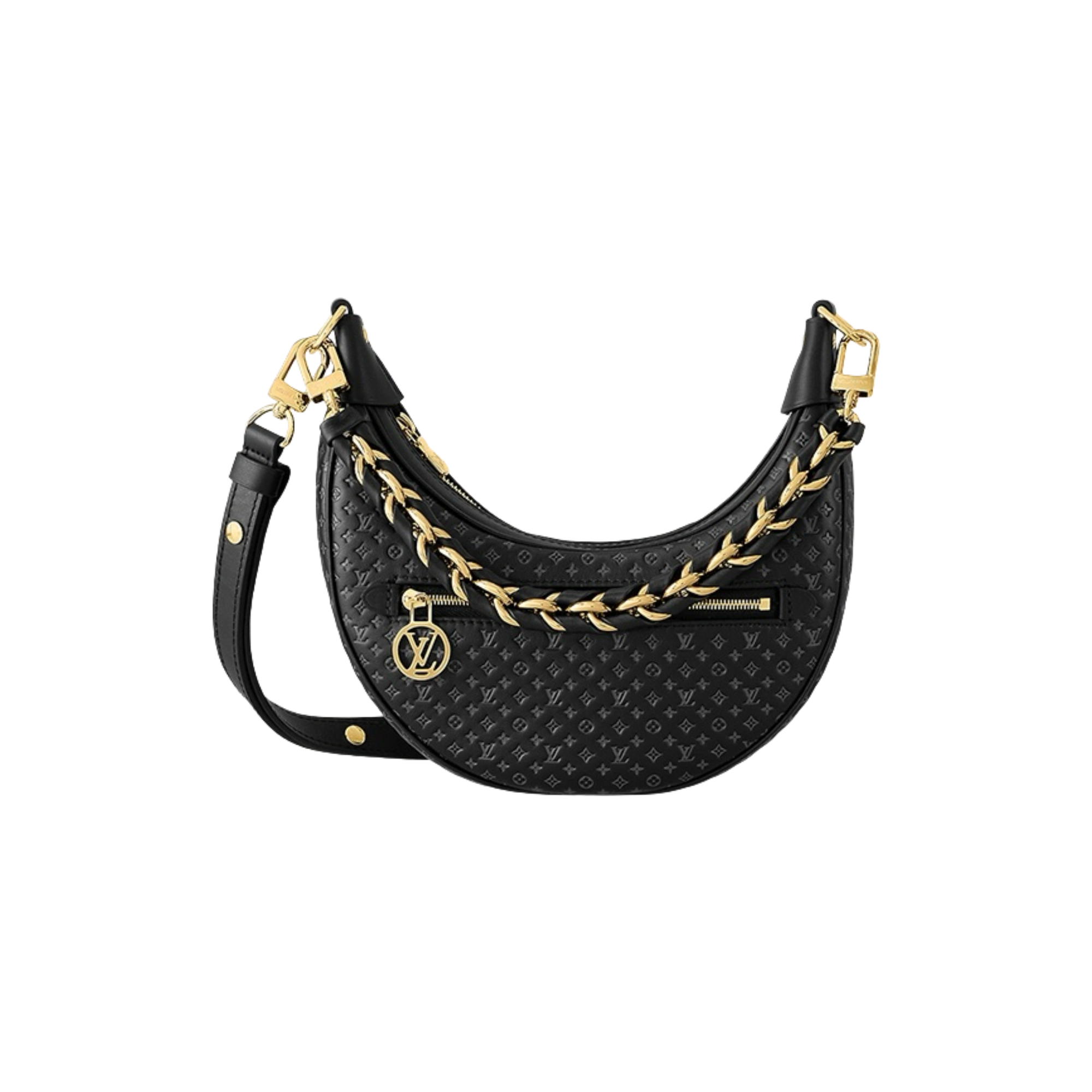 Louis Vuitton Loop çantë (e zezë)