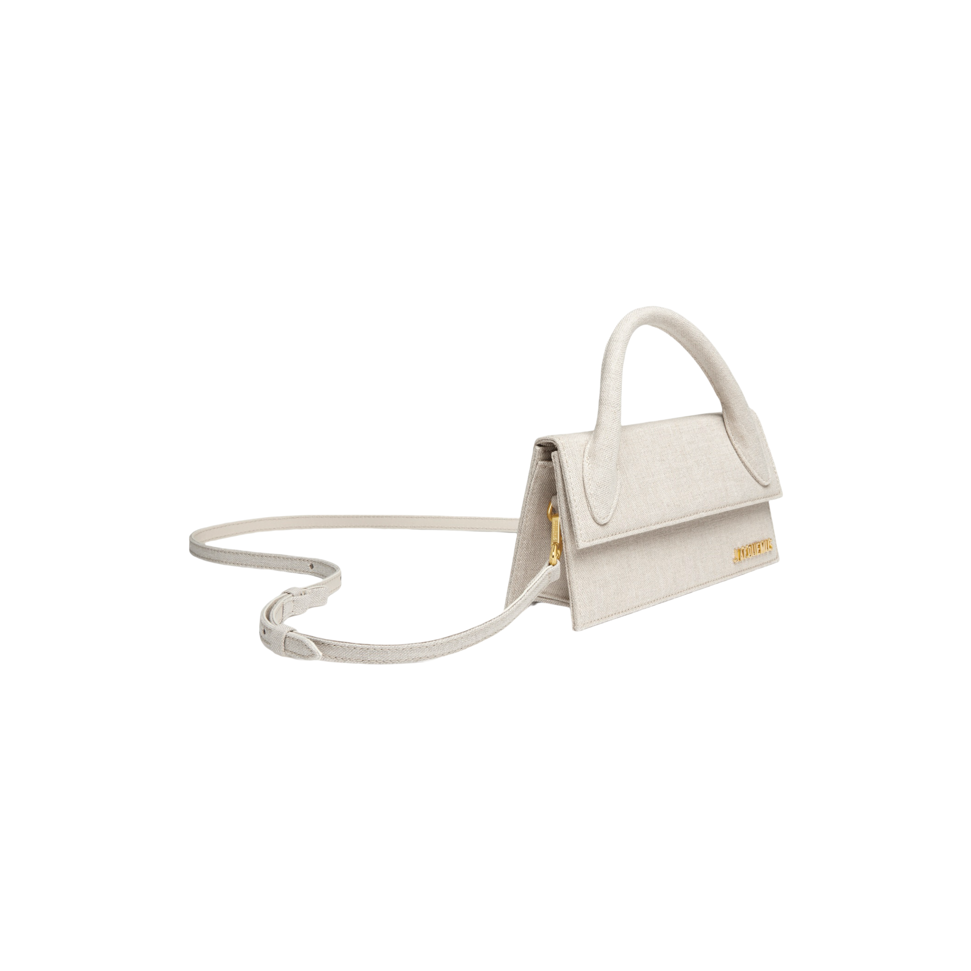 Jacquemus ‘Le Chiquito Long’ çantë (gri-bezhë)