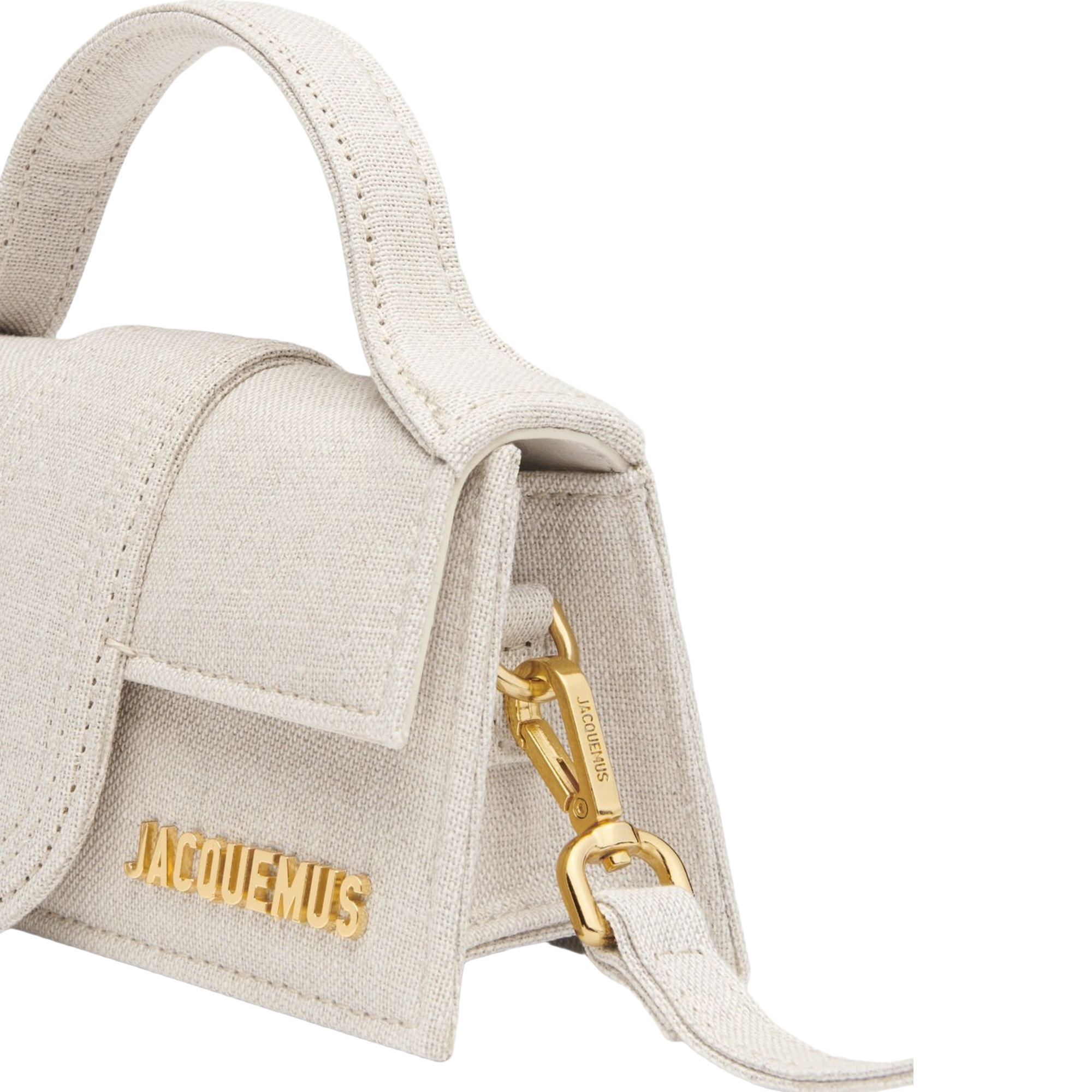 Jacquemus The Bambino Çantë (gri-bezhë)