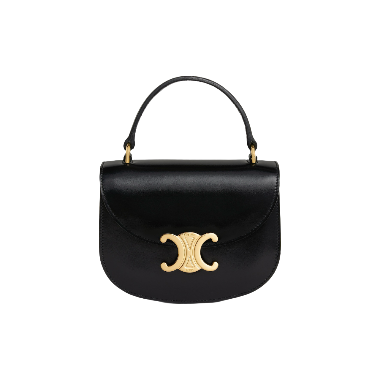 Celine Mini Besace Clea in Shiny Calfskin