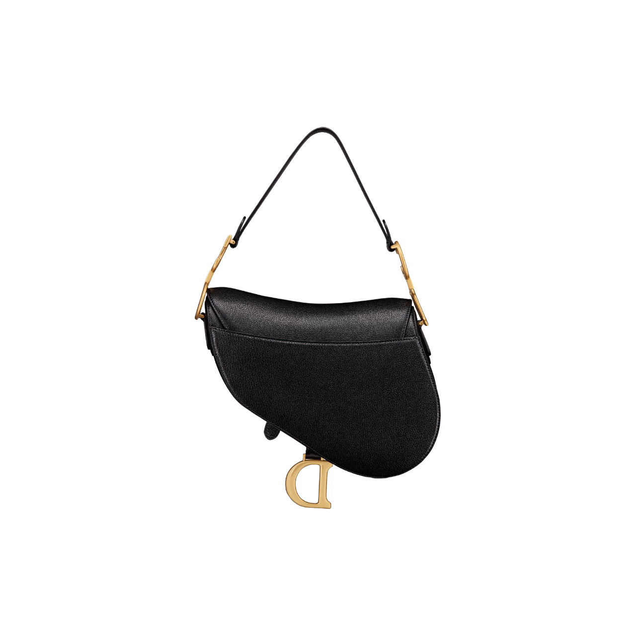 Dior Mini Saddle Bag with Strap (e zezë)