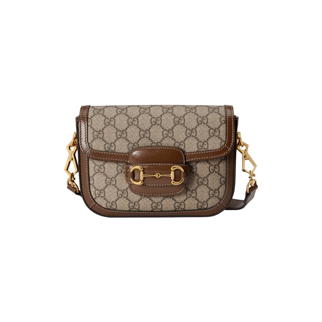 Gucci Horsebit 1955 Çantë Krahu (bezhë&kaftë)