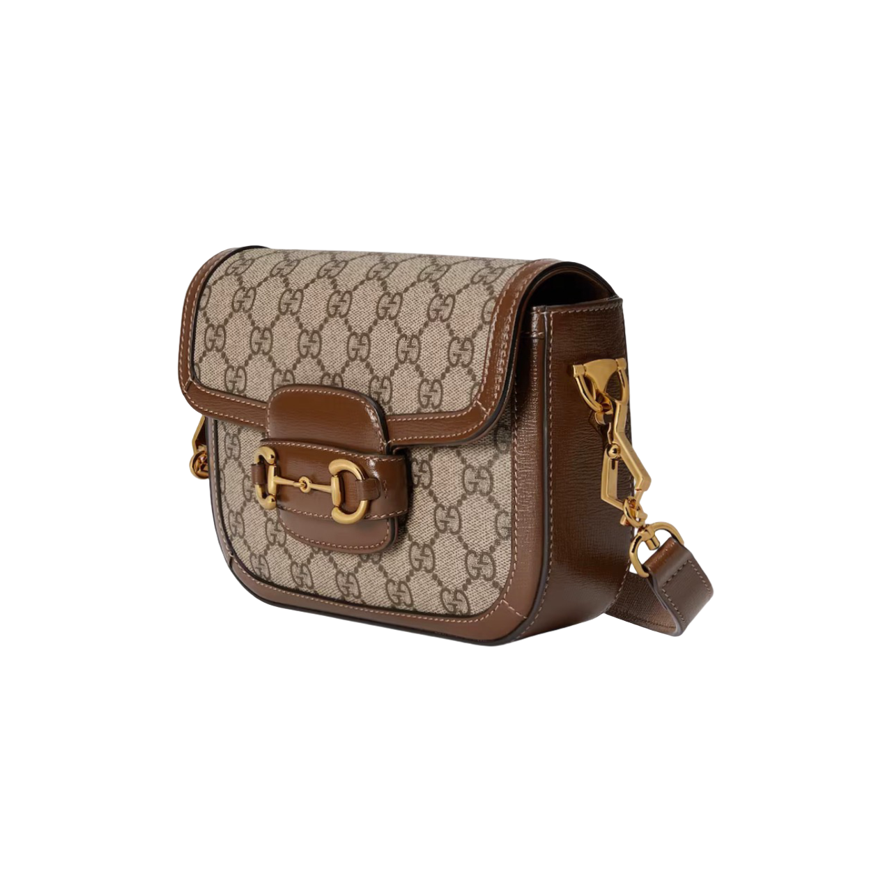 Gucci Horsebit 1955 Çantë Krahu (bezhë&kaftë)