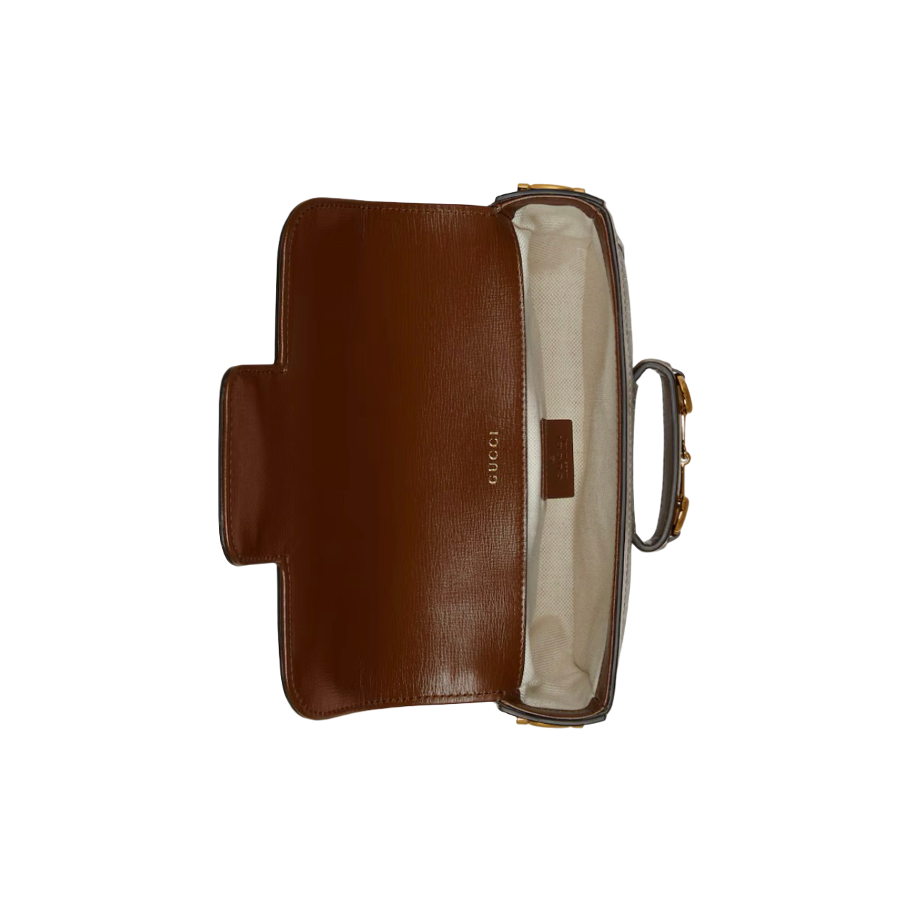 Gucci Horsebit 1955 Çantë Krahu (bezhë&kaftë)