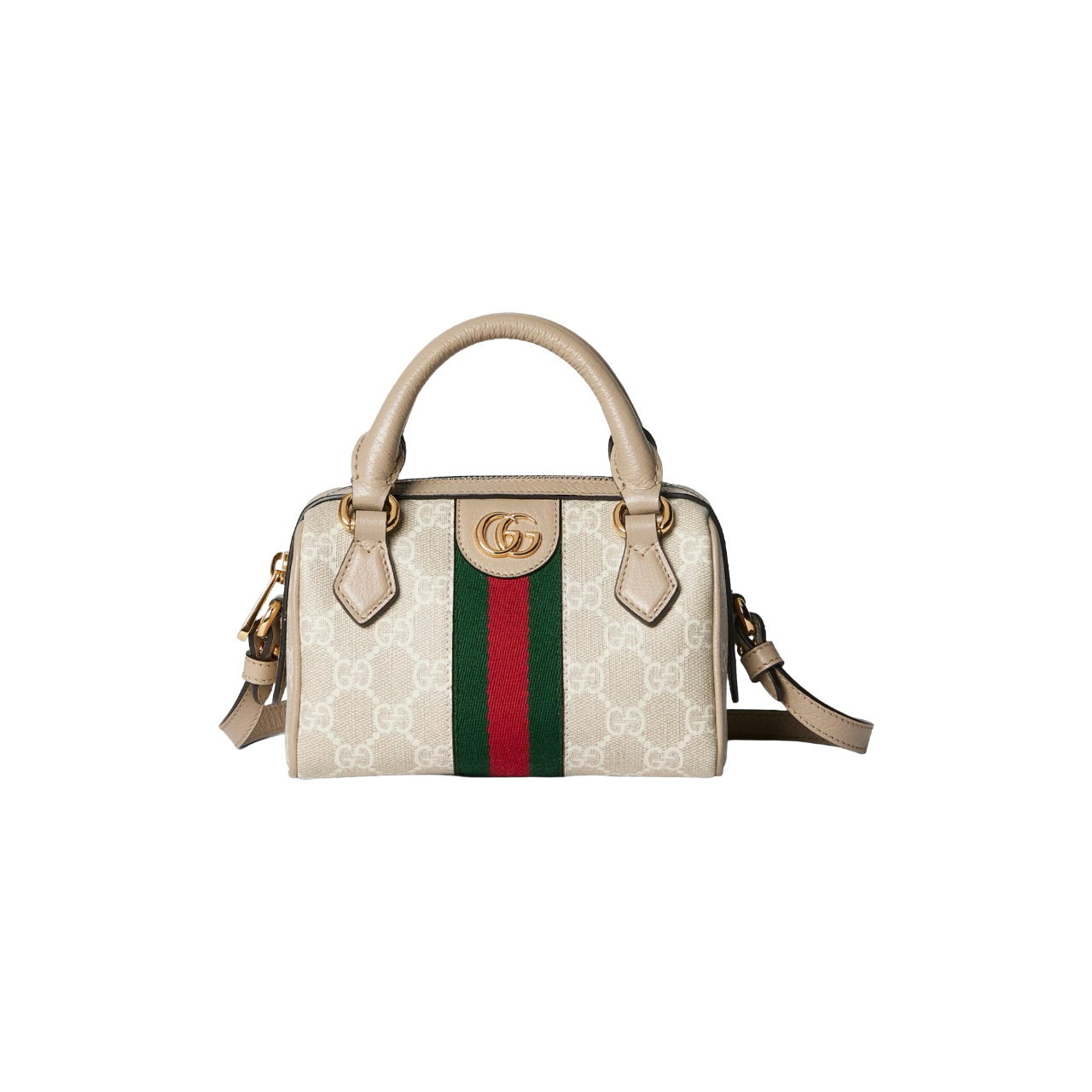 Gucci Ophidia Mini Boston Çantë (e bardhë)