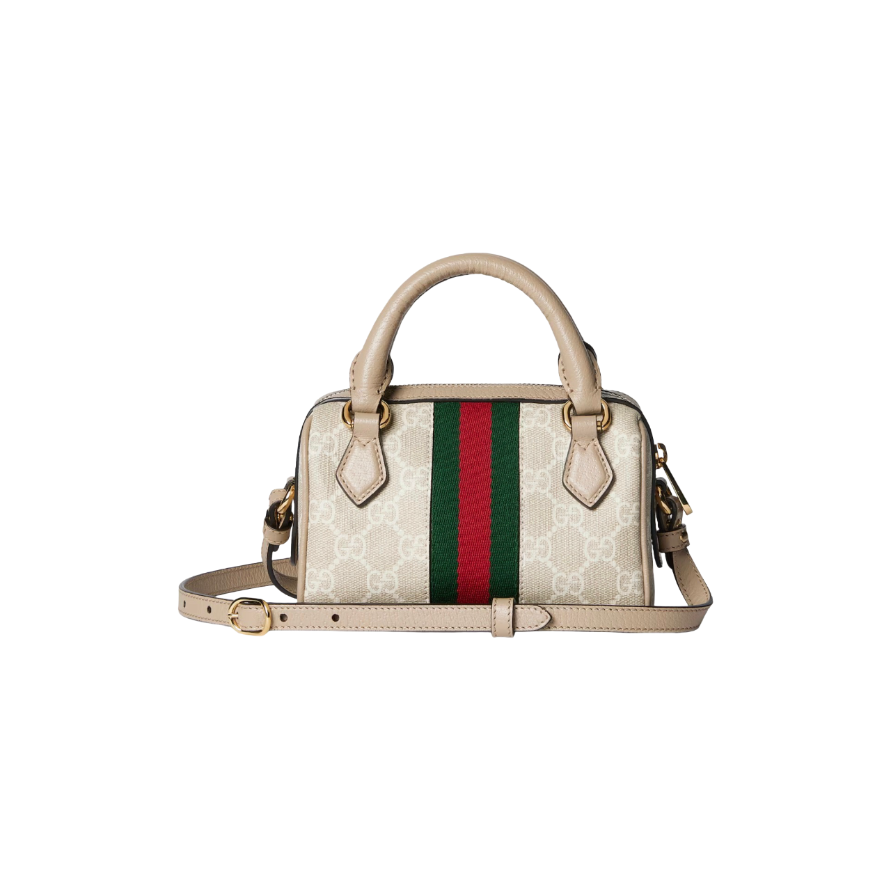 Gucci Ophidia Mini Boston Çantë (e bardhë)