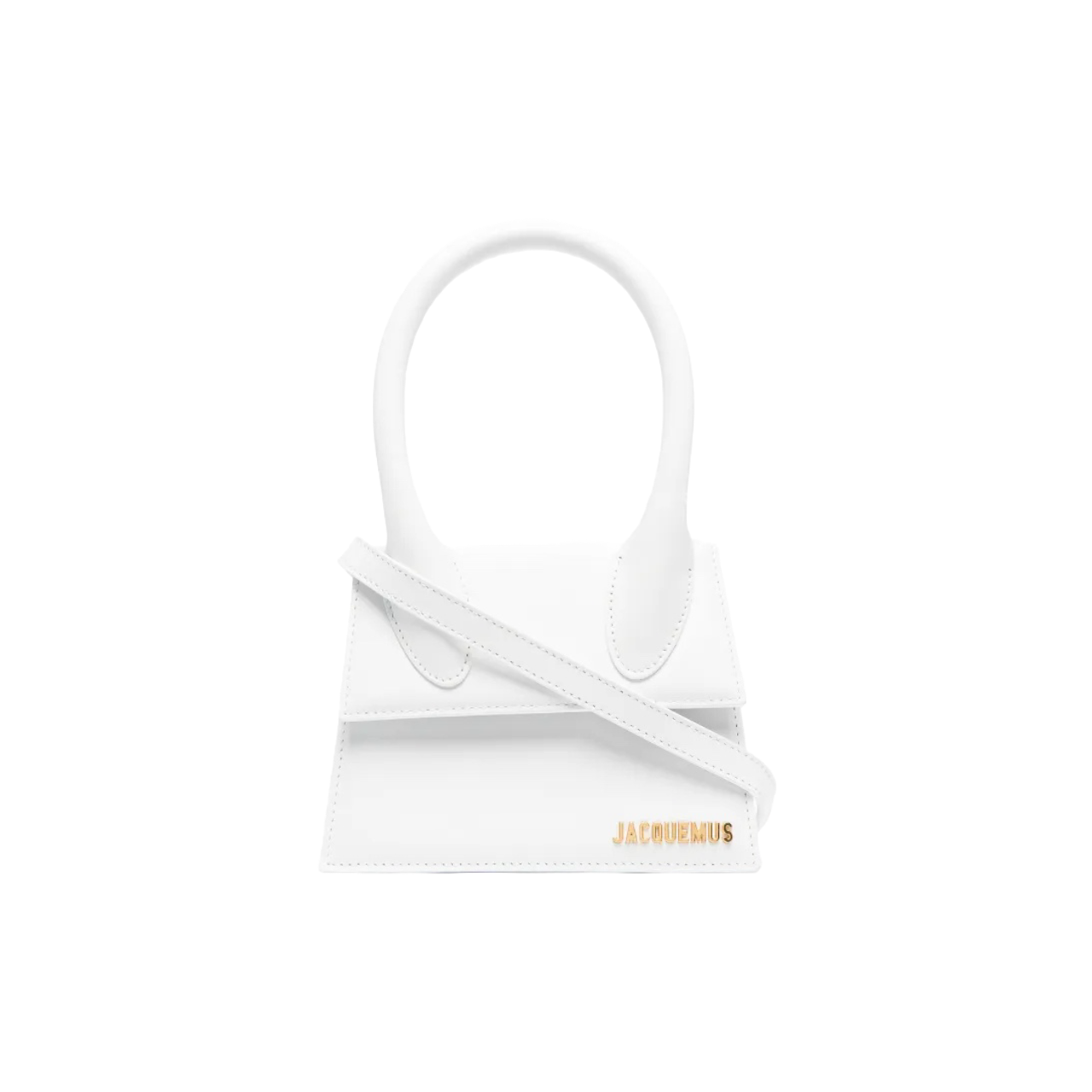 Jacquemus Le Chiquito Çantë (lëkurë e bardhë)