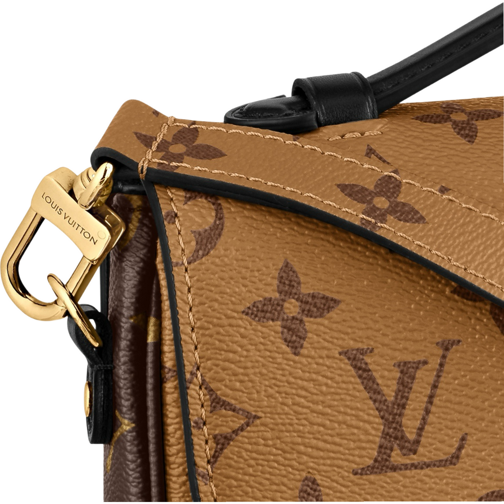 Louis Vuitton Pochette Métis Monogram Reverse Çantë Dore
