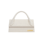 Jacquemus ‘Le Chiquito Long’ çantë (gri-bezhë)