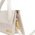 Jacquemus ‘Le Chiquito Long’ çantë (gri-bezhë)