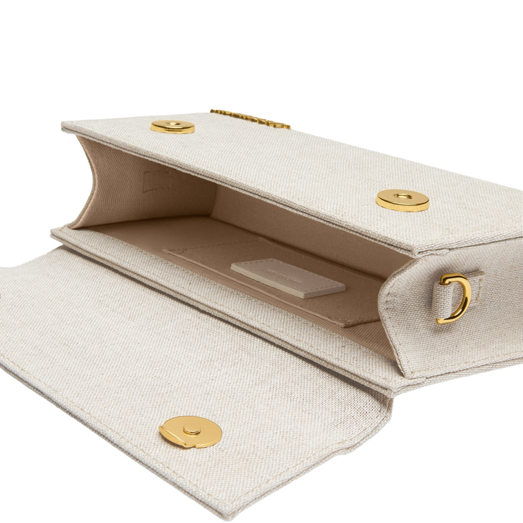 Jacquemus ‘Le Chiquito Long’ çantë (gri-bezhë)