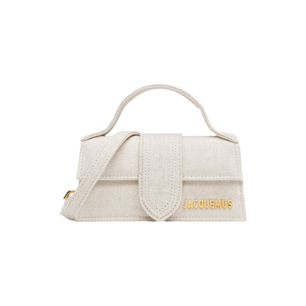 Jacquemus The Bambino Çantë (gri-bezhë)