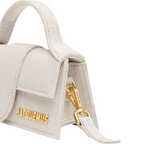 Jacquemus The Bambino Çantë (gri-bezhë)