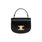 Celine Mini Besace Clea in Shiny Calfskin