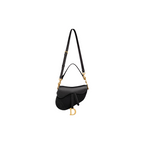 Dior Mini Saddle Bag with Strap (e zezë)