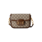 Gucci Horsebit 1955 Çantë Krahu (bezhë&kaftë)