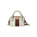 Gucci Ophidia Mini Boston Çantë (e bardhë)