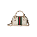 Gucci Ophidia Mini Boston Çantë (e bardhë)